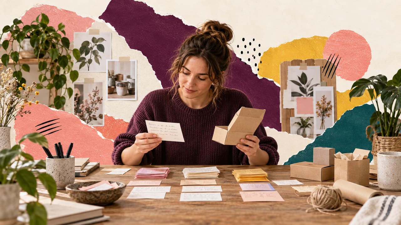 A founder compares customer notes with a simple paper prototype.