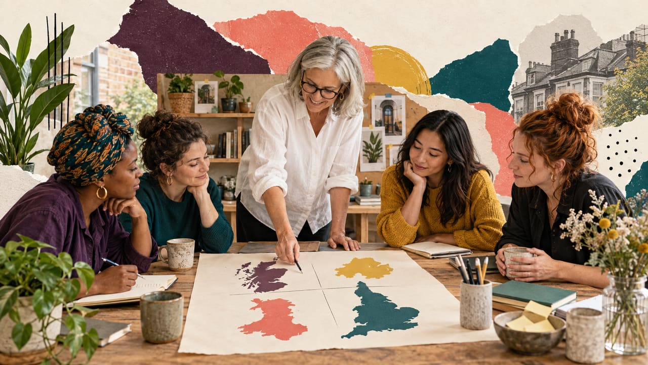 Women compare business support options across the four UK nations.